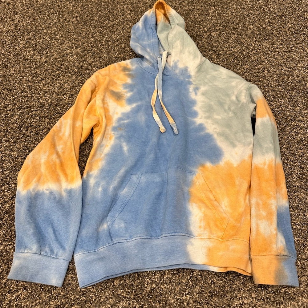 Girl’s Tie-Dye 2-piece set in Blue and Orange